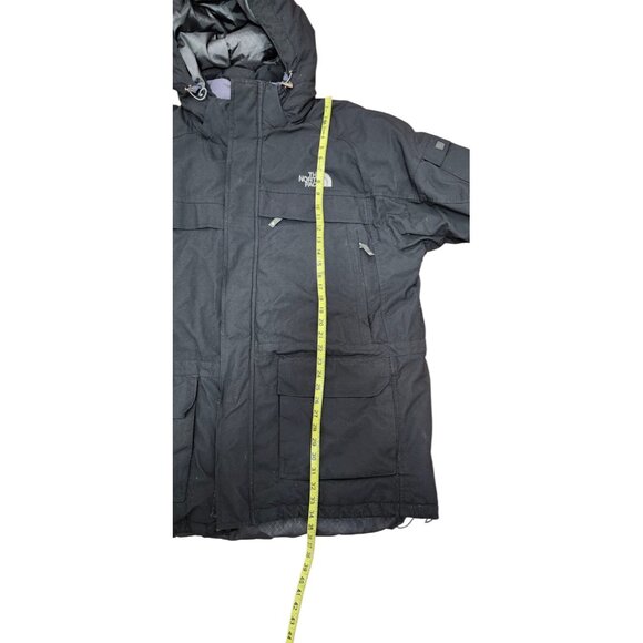 The North Face HyVent Insulated Parka Jacket Black Hooded Winter Coat  Size XL - Picture 9 of 14